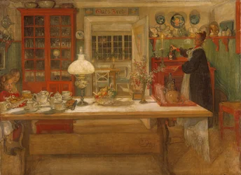 Vorbereitung auf ein Spiel, 1901