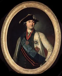 Porträt des Grafen Alexei Grigorievitch Orlov (1737-1808), Kommandant der russischen Seestreitkräfte