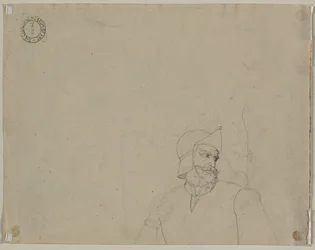 Soldat in einer Landschaft (verso)