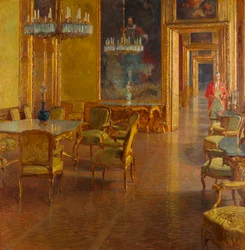 Interieur im Winterpalais des Prinzen Eugen von Savoyen in der Himmelpfortgasse