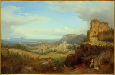 Blick auf Terracina
