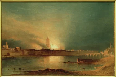 Frankfurt a. M., Dom nach Brand 1867