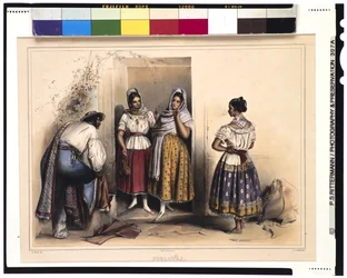 Frauen von Puebla, nach 1836