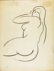 Nackte Frau