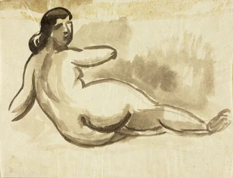 Liegender weiblicher Akt