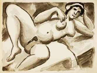 Liegender weiblicher Akt