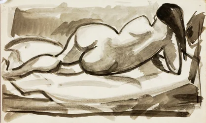 Liegender weiblicher Akt