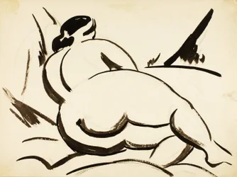 Liegender weiblicher Akt