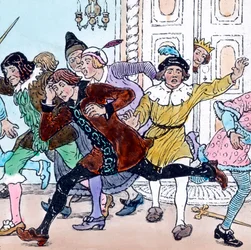 Brüder Grimm - Märchen - Das tapfere Schneiderlein, um 1910