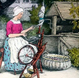 Brüder Grimm - Märchen - Frau Holle, um 1910