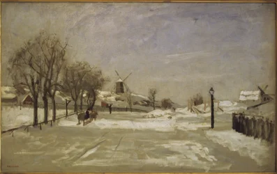 Winter. Blick auf Eriksberg, Stockholm, ca. 1880