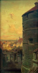 Der Faulturm in Rothenburg ob der Tauber
