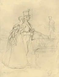 Die Begegnung, Mitte bis Ende des 19. Jahrhunderts, ca. 1924