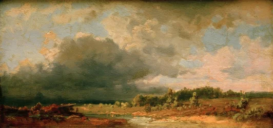 Voralpenlandschaft (Motiv an der Amper)