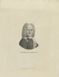 Porträt des Komponisten Benedetto Marcello 1686-1739, ca. 1795