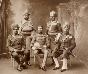 Indische Ordonnanzoffiziere des Königs