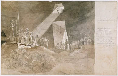 Freiheitskämpfer in der sogenannten Schatzkammer des Agamemnon bei Mykene