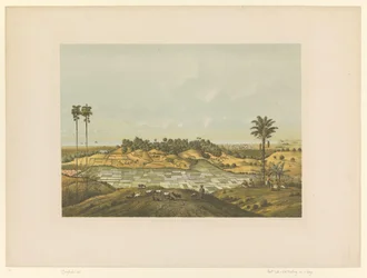 Ansicht einer Landschaft bei Samarang