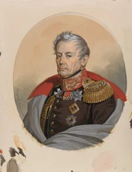 Porträt von Graf Pjotr Petrowitsch Konownizyn, 1764-1822, frühe 1820er Jahre