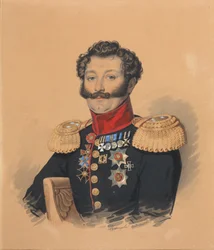 Porträt von Prinz Stepan Alexandrowitsch Khilkov 1785-1854, nach 1832