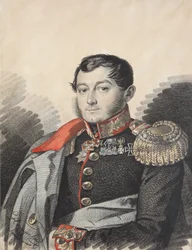 Porträt von Pyotr Nikolaevich Yermolov 1787-1844, 1820er Jahre