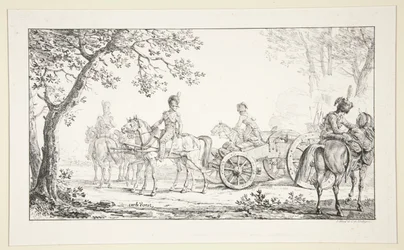 Artillerie marschiert