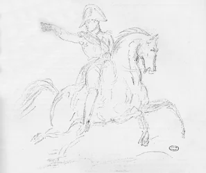 Napoleon zu Pferde, ca. 18. Jahrhundert