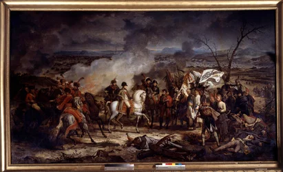 Napoleon I. während der Schlacht von Austerlitz am 2.12.1805