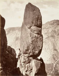Magischer Turm, Yosemite, ca. 1872, gedruckt ca. 1876