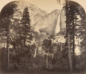 Yosemite Fall. Das Tal hinunter. 2637 Ft., 1861