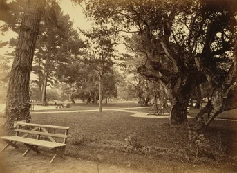 [Monterey, Kalifornien. Hotel Del Monte, Rasenansicht.]