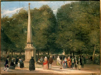 Blumenfest zur Feier von San Foca in Mailand, 20.04.1845