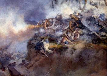 Die Schlacht von San Martino am 24. Juni 1859 (Detail)