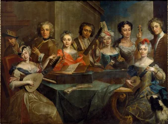 Familie von Musikern