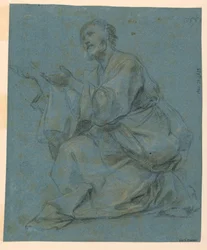 Studien: Zwei sitzende Männer, 1650–1675