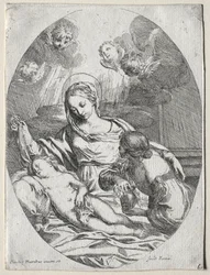 Madonna und Kind mit der Magdalena