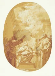 Pfingsten. Der Heilige Geist wird über die Apostel ausgegossen