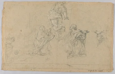 Studie von drei Figuren