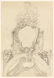 Dekoration eines gewölbten Portals