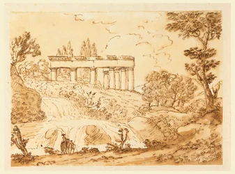 Landschaft mit Tempelruinen, 1770–1786