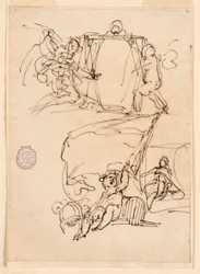 Drei Skizzen, vor 1775