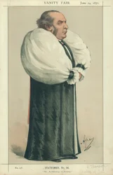 Dr. Thomson, der Erzbischof von York, der Erzbischof der Gesellschaft, 24. Juni 1871, Vanity Fair Karikatur