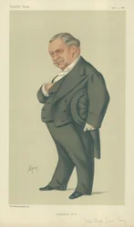 M Jean Baptists Leon Say, Präsident Nr. 3, 4. Dezember 1880, Vanity Fair Karikatur