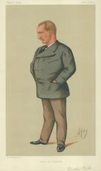 Mr. Matthew Webb, durchschwamm den Kanal, 9. Oktober 1875, Vanity Fair Karikatur