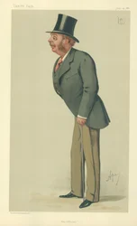 Sir Matthew Ridley, Ex-Beamter, 23. Juli 1881, Vanity Fair Karikatur