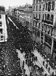 Beerdigung des Erzherzogs von Österreich Franz Ferdinand, am 2. Juli 1914