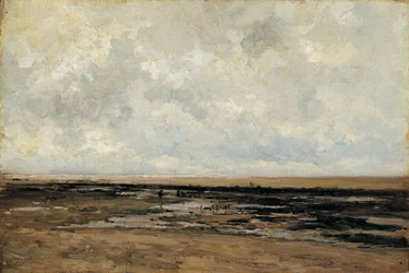 Strand von Villerville, Normandie