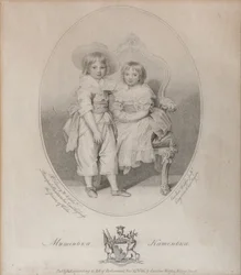 Porträt von Graf Mikhail Semyonovich Vorontsov 1782-1856 und Gräfin Ekaterina Semyonovna Vorontsov