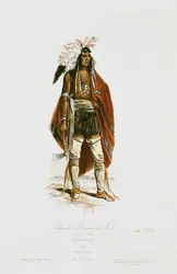Nordamerikanischer Indianer, aus 