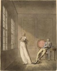 Amalie und Franz Moor aus Schillers "Die Räuber"
